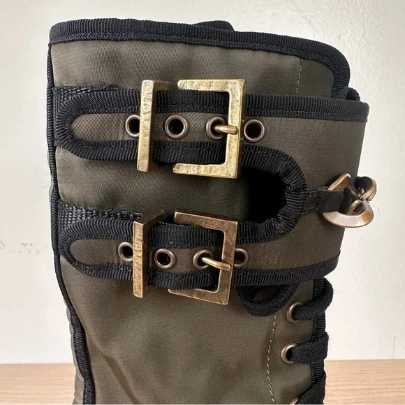 Madison Maison x Palladium Ranger Boot Women Sz 6 Vegan Army RARE 90's $495 - Picture 9 of 16
